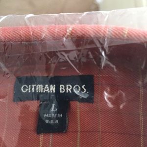 Long sleeve shirt by Gorman bros  100 %  cotton